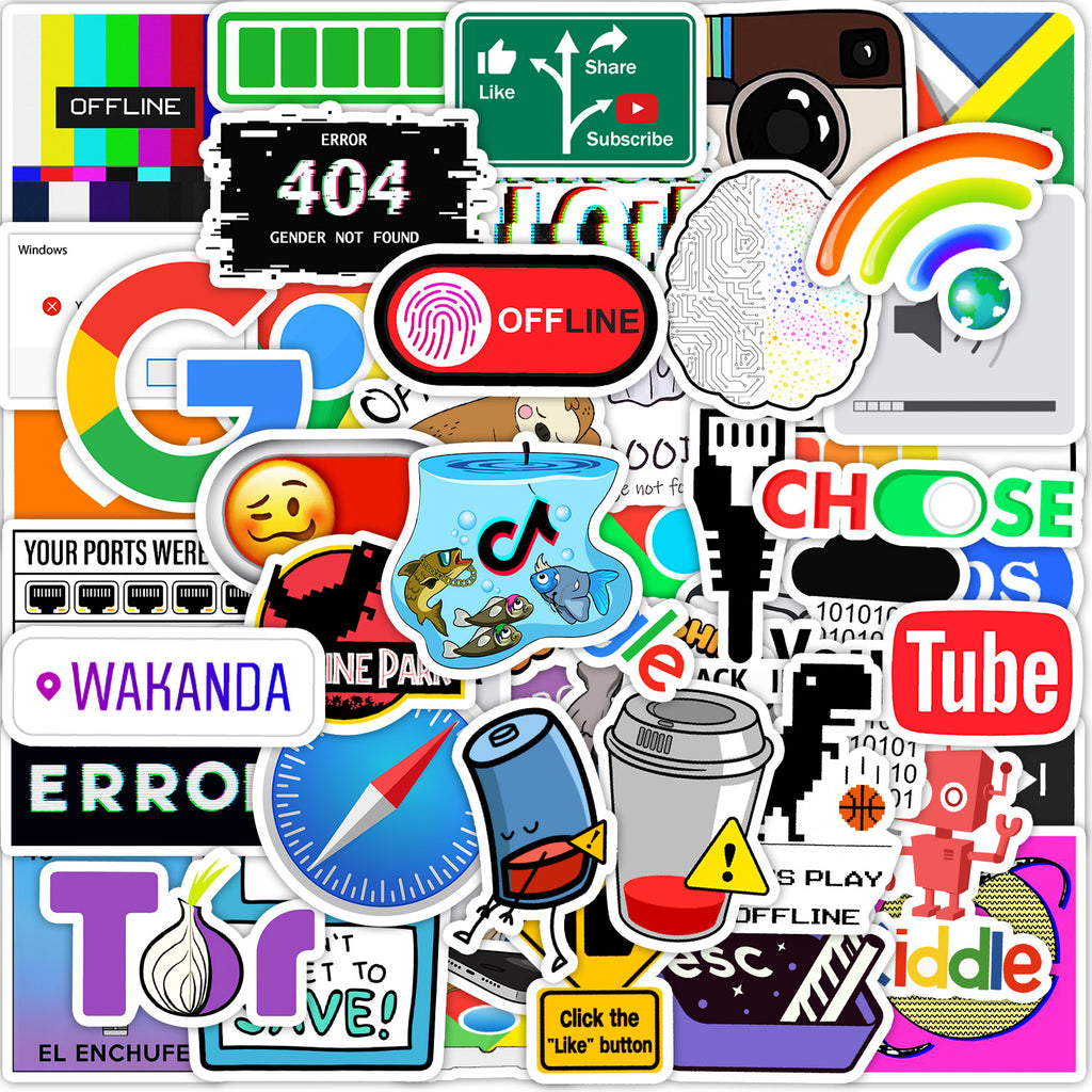 404 Network Error Stickers