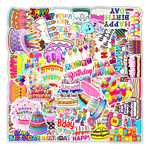 Happy Birthday Stickers