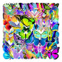 Sommerfugle stickers