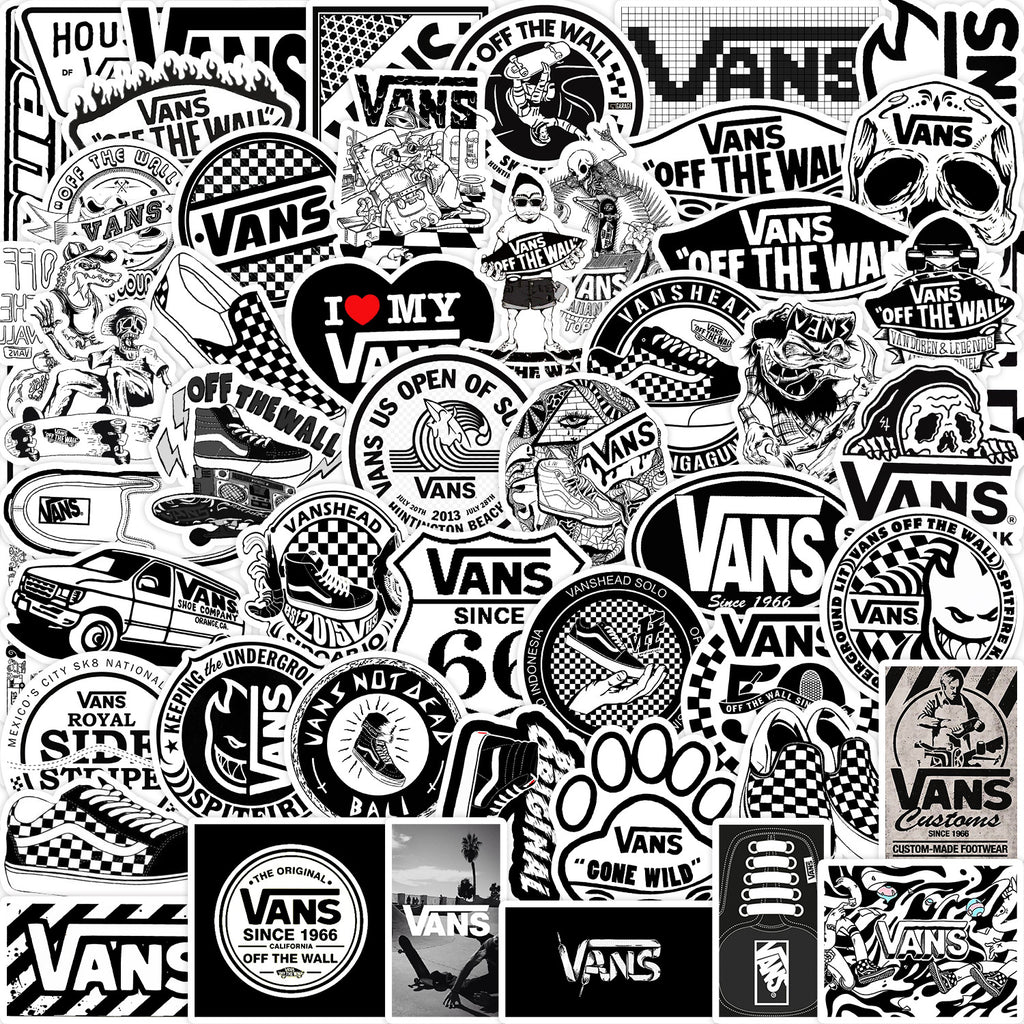 Vans Sort/Hvid Stickers