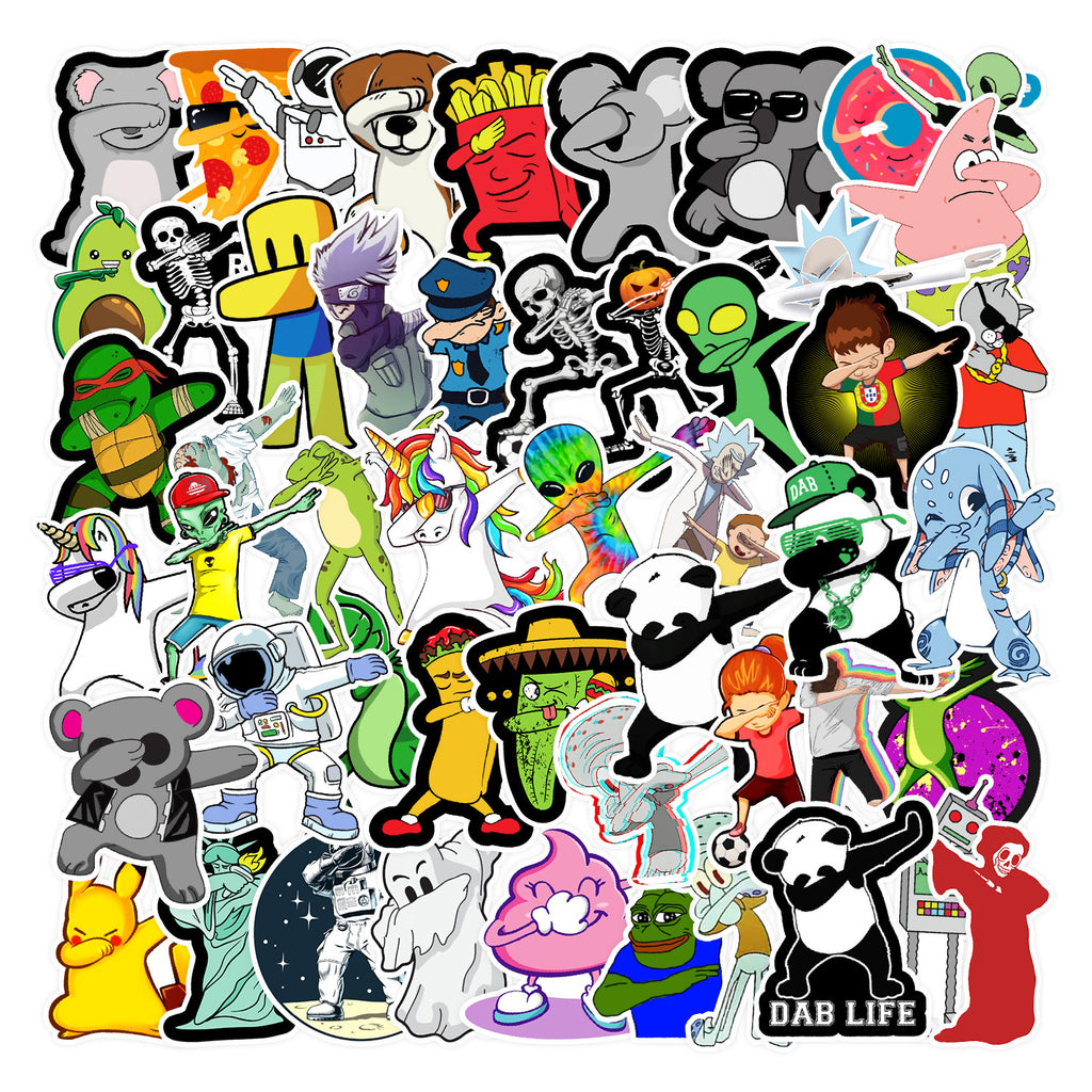 Dabbing Stickers