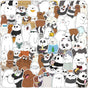 Three Bears Stickers