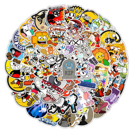 Cuphead stickers