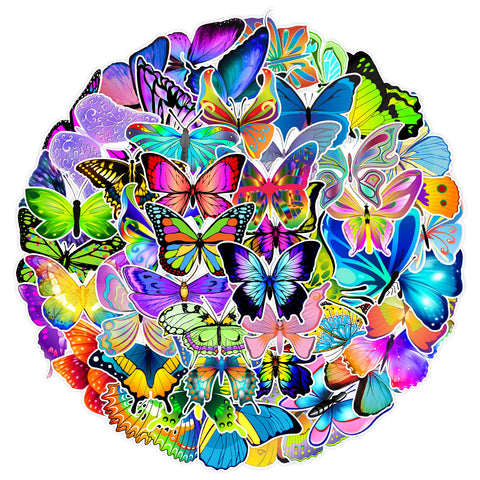 Sommerfugle stickers