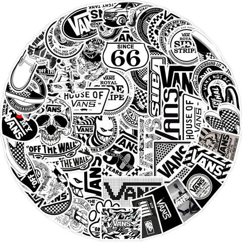 Vans Sort/Hvid Stickers