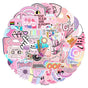 Pink Girl Power Stickers