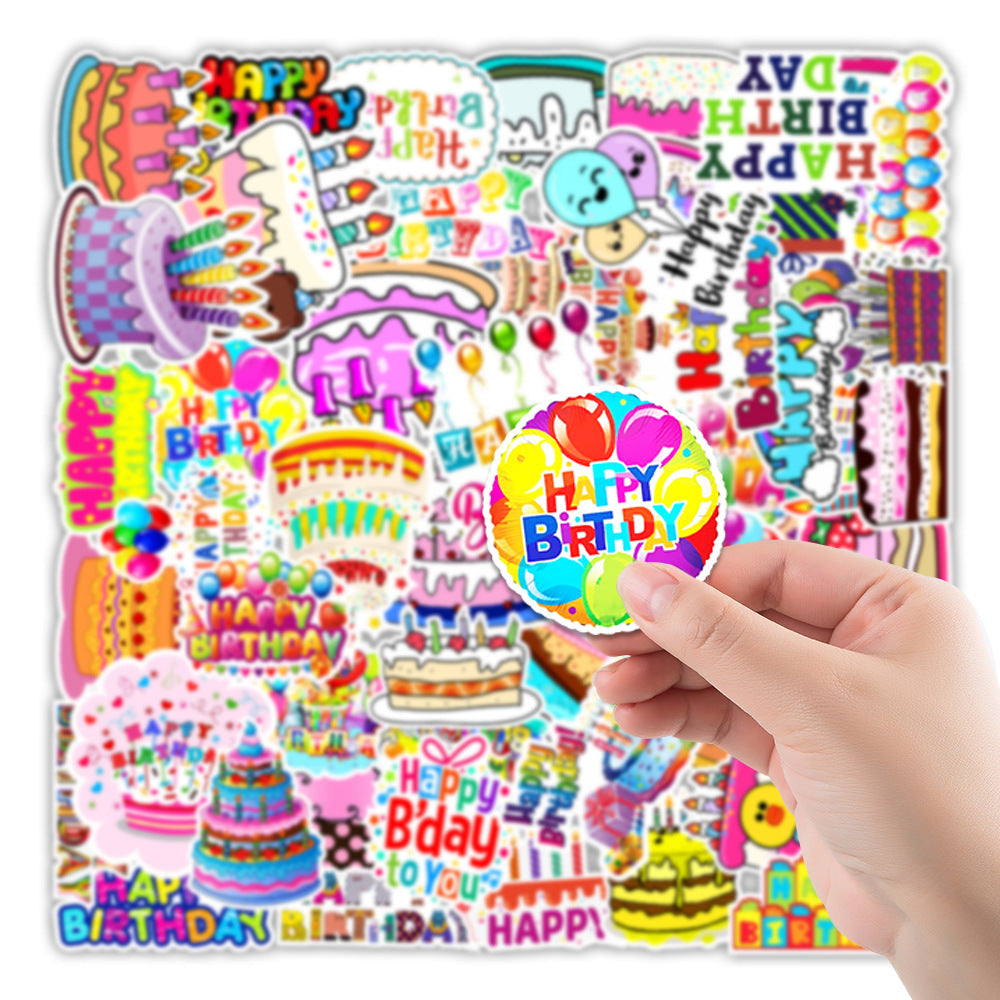 Happy Birthday Stickers