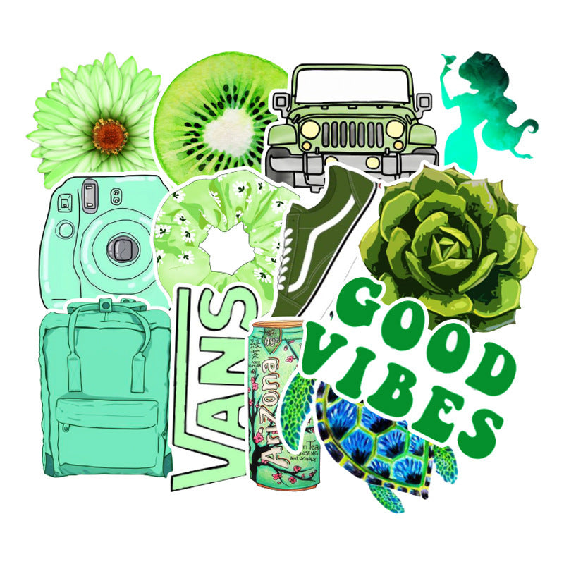 Green VSCO Stickers