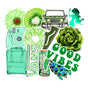 Green VSCO Stickers