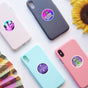 Lilla retro Stickers