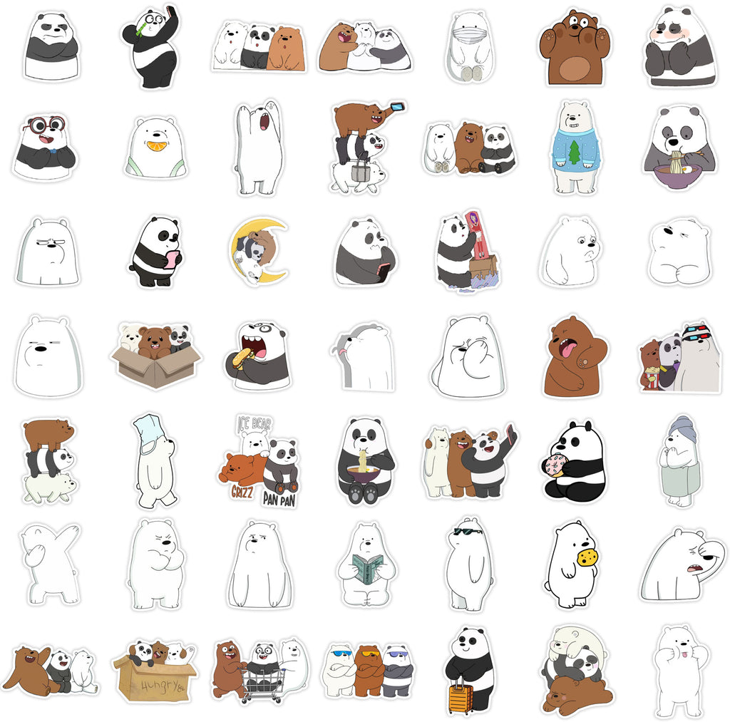 Three Bears Stickers