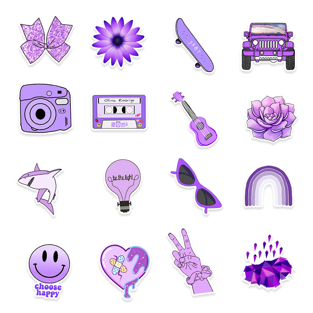 Lilla VSCO Stickers