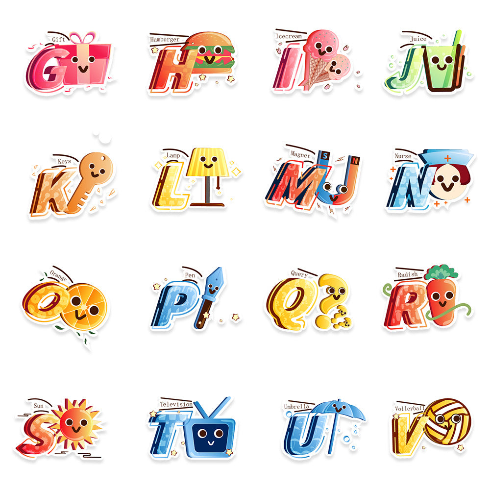 Bogstav Stickers