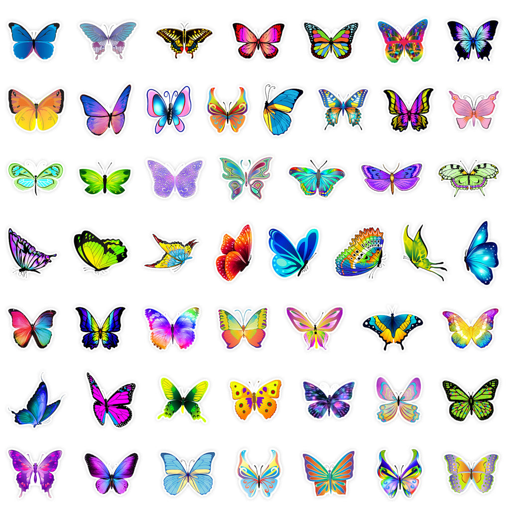 Sommerfugle stickers