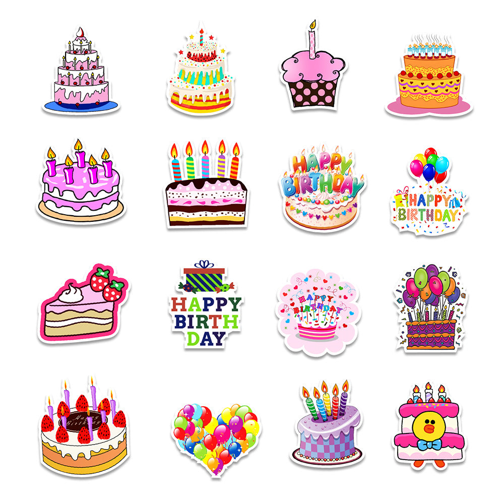 Happy Birthday Stickers