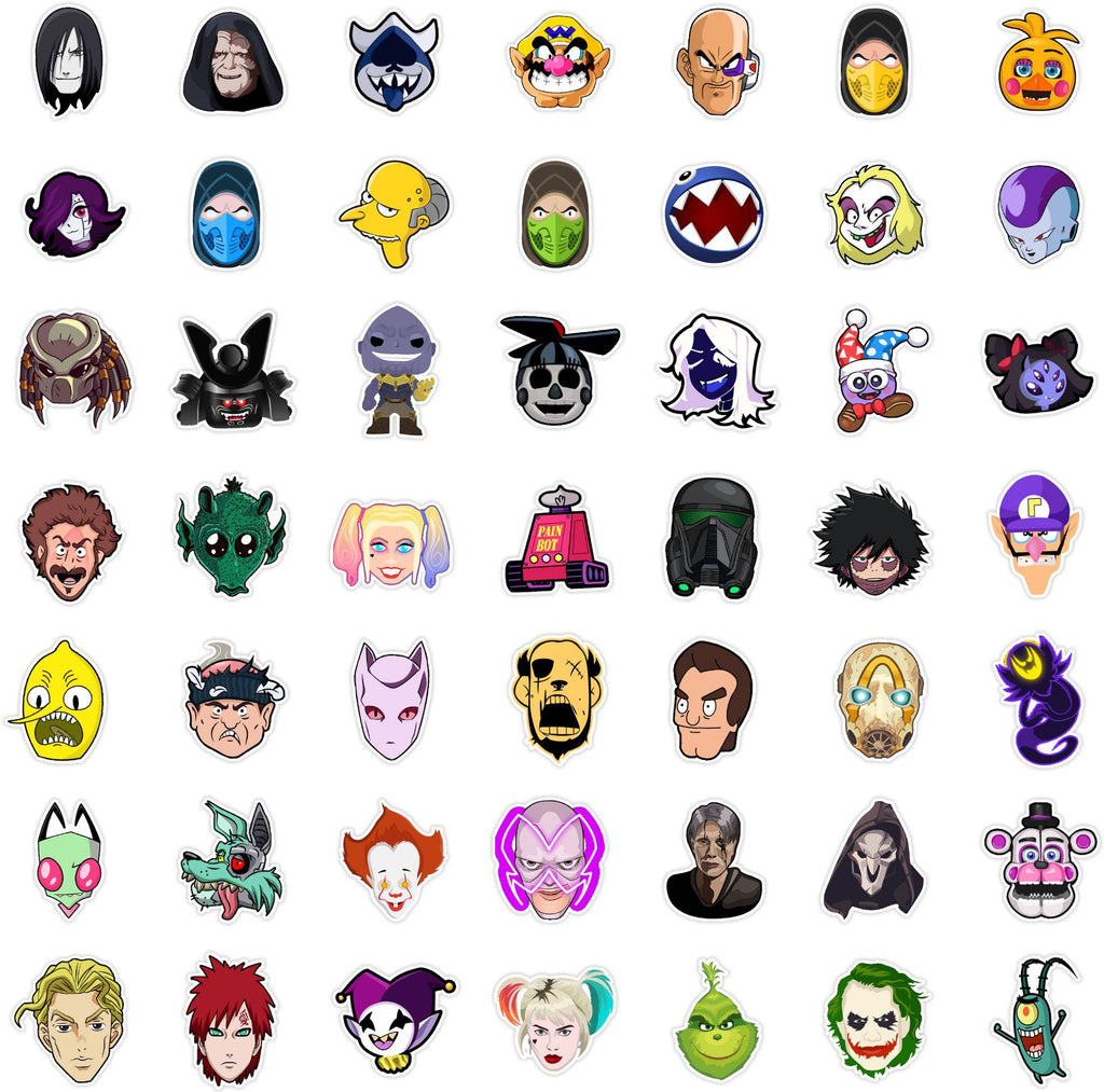 Villains Mix Stickers