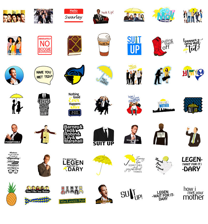 How I Met Your Mother Stickers
