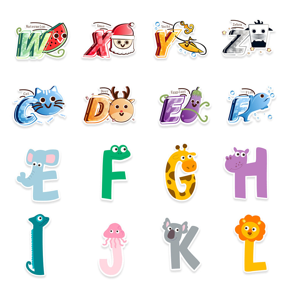Bogstav Stickers