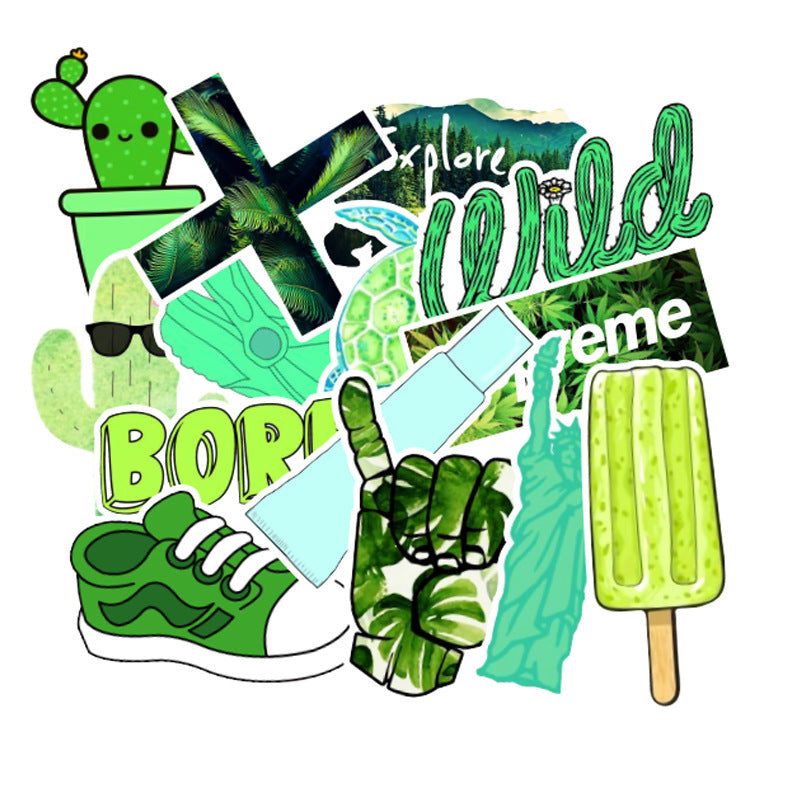 Green VSCO Stickers