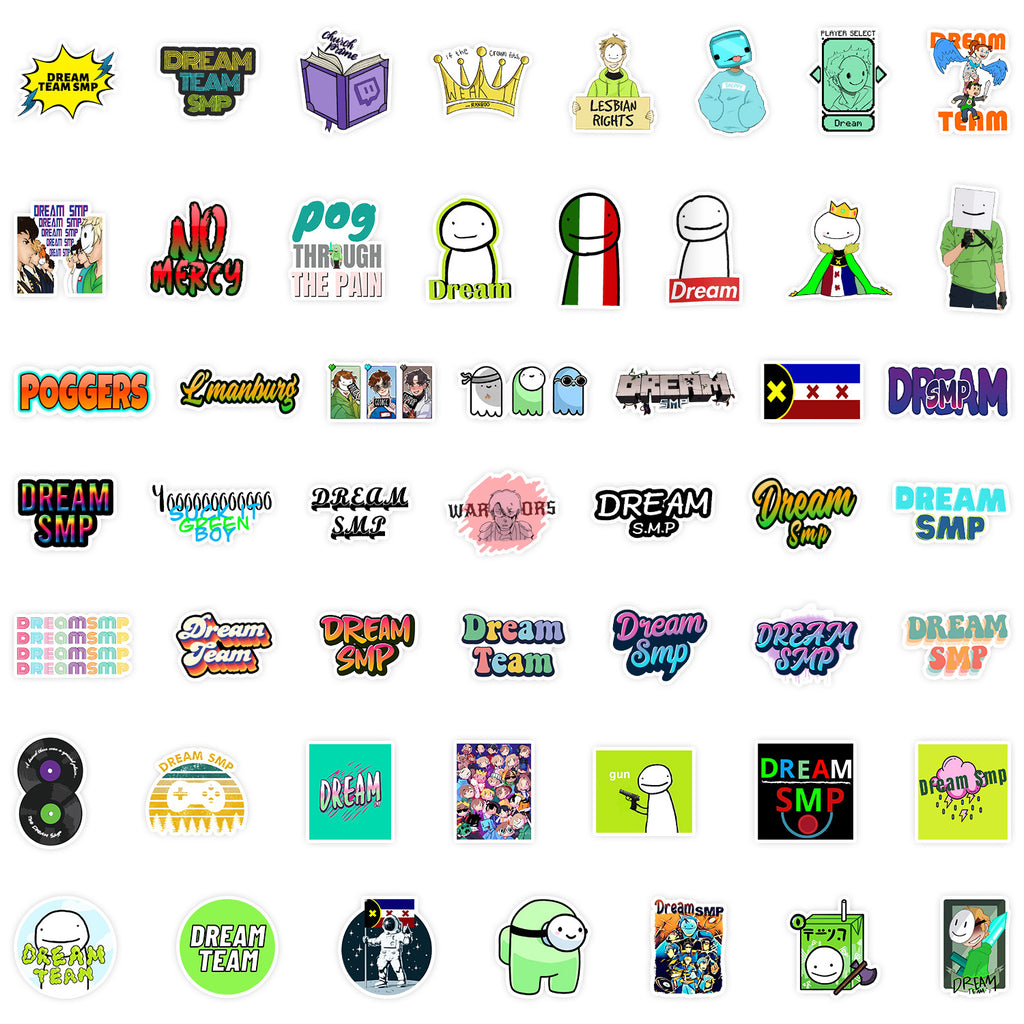 Minecraft Dream Team Smp Stickers