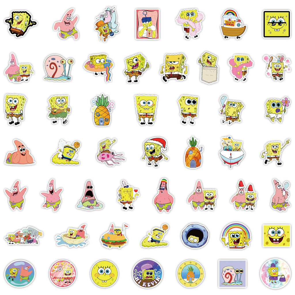 SvampeBob Firkant Stickers