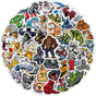 Fitness Fierce Animal Stickers
