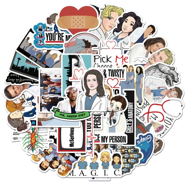 Greys Anatomy Stickers