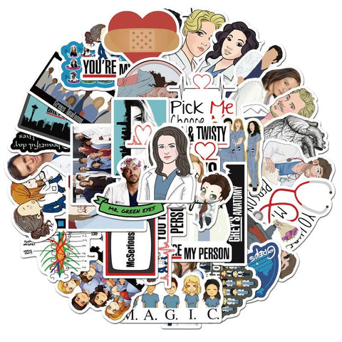Greys Anatomy Stickers