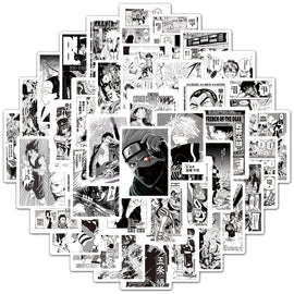 Hunter × Hunter sort/hvid Stickers