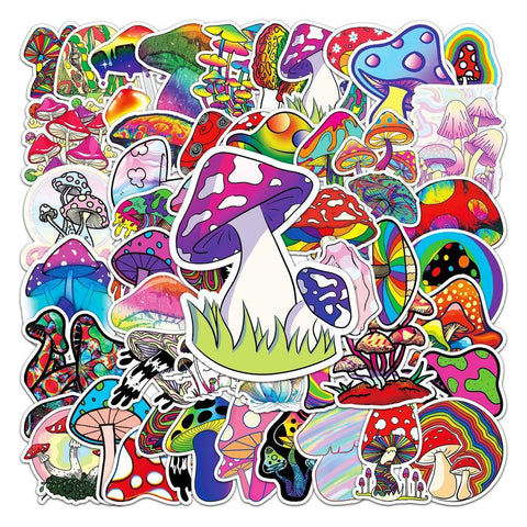 Psychedelic Mushroom Stickers