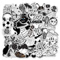 Sort/Hvid VSCO Stickers