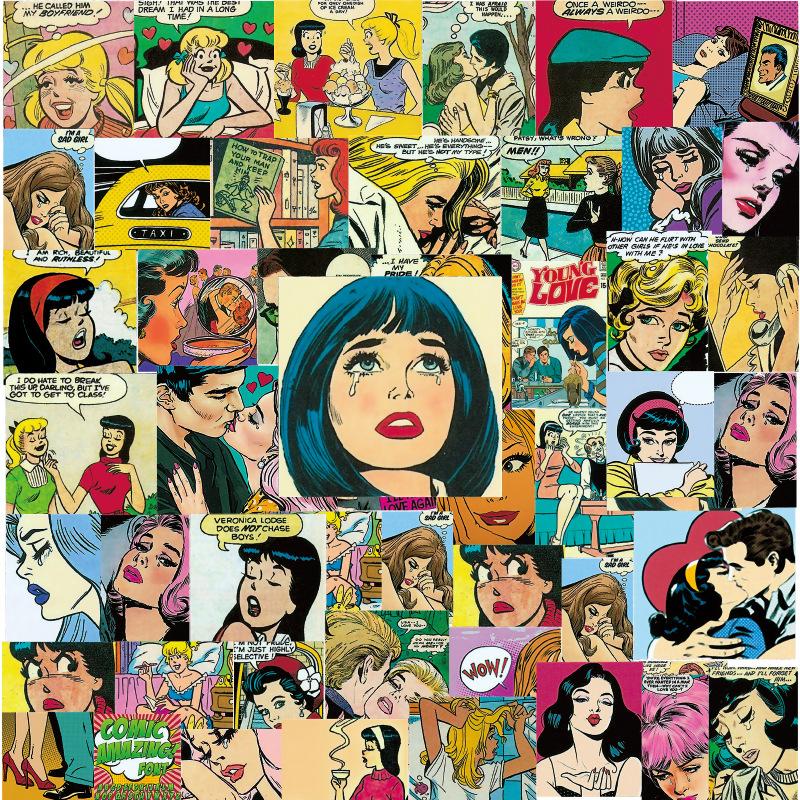 Vintage Poster Stickers