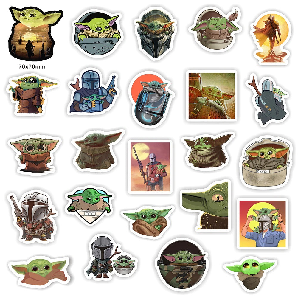 Yoda Baby Star Wars Stickers