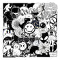 Graffiti Black & White Stickers
