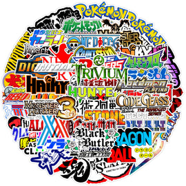Anime Logo Mix Stickers