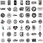 Vans Sort/Hvid Stickers