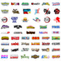 Anime Logo Mix Stickers