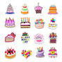 Happy Birthday Stickers