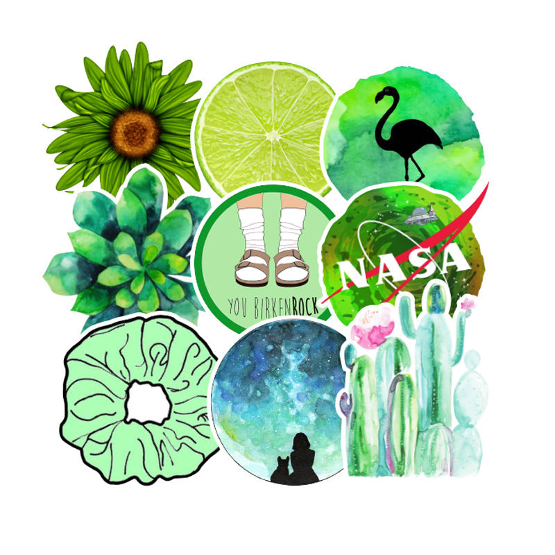 Green VSCO Stickers