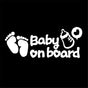 Baby On Board - Sutteflaske - Bil Sticker