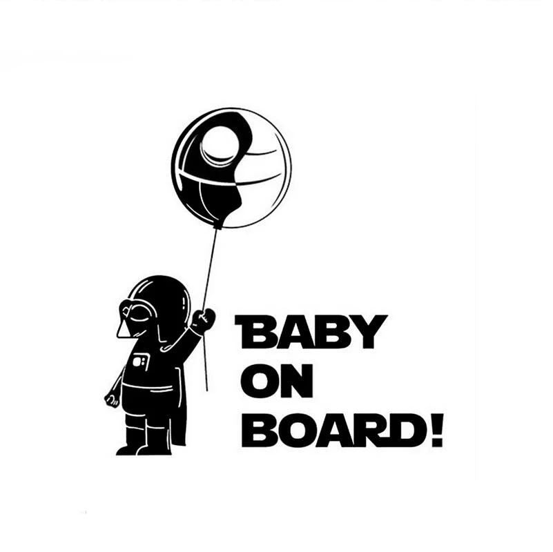 Darth Vader Baby On Board - Bil Sticker