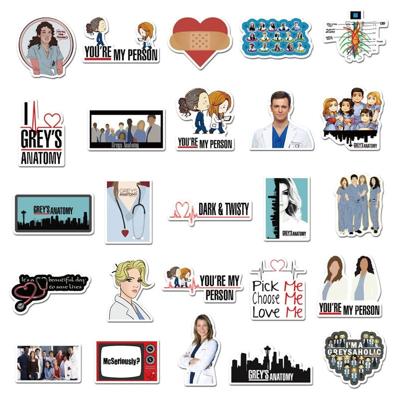 Greys Anatomy Stickers