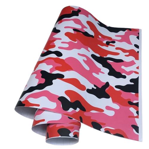 Militær Camouflage Vinyl Wrap - Pink