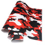 Militær Camouflage Vinyl Wrap - Rød