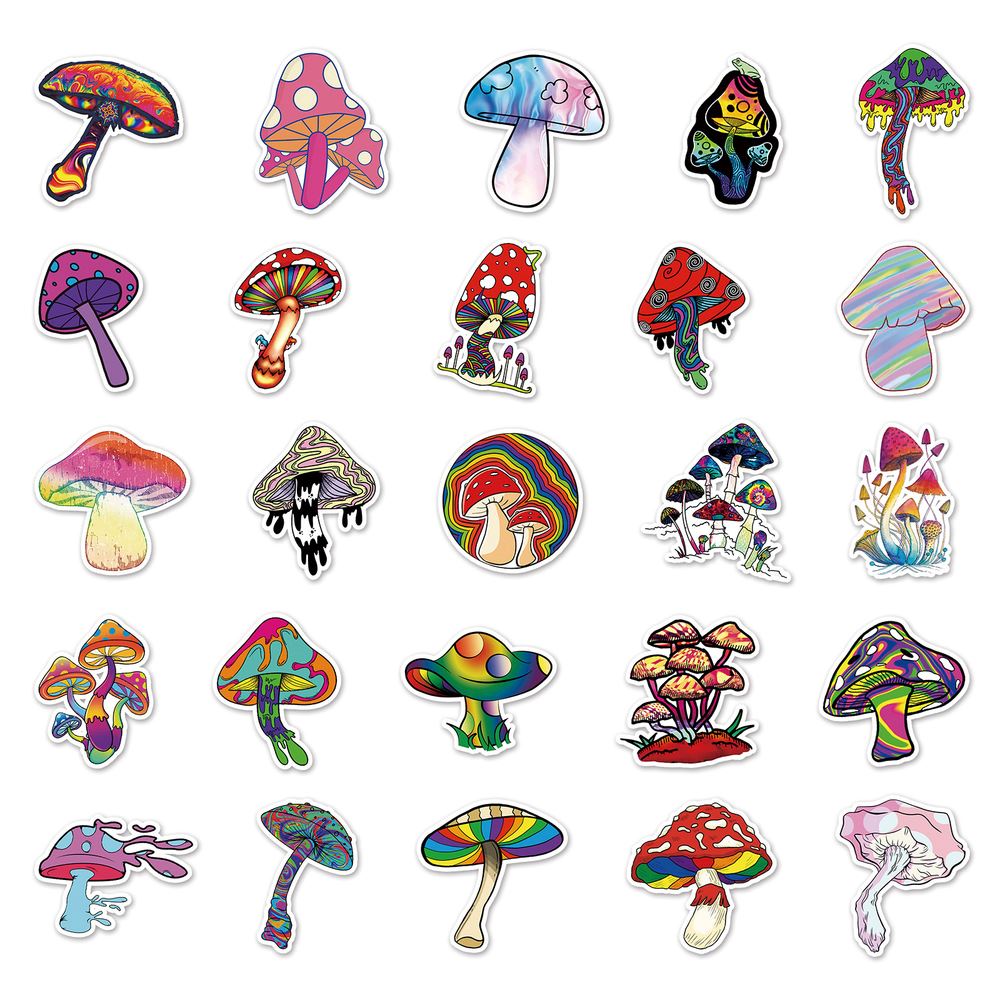 Psychedelic Mushroom Stickers