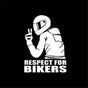 Respect Biker - Bil Sticker