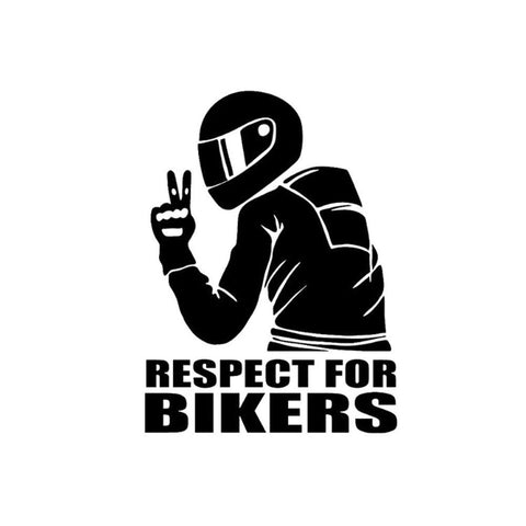 Respect Biker - Bil Sticker