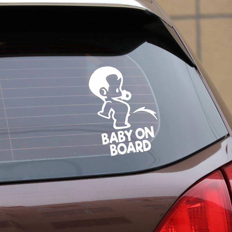 Tisse Baby On Board - Sutteflaske - Bil Sticker