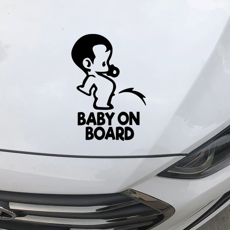 Tisse Baby On Board - Sutteflaske - Bil Sticker