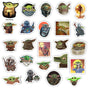 Yoda Baby Star Wars Stickers